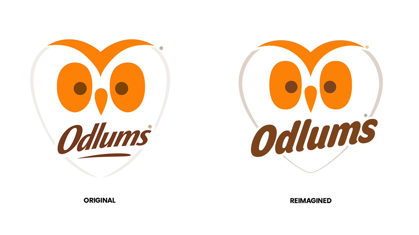 Odlums Logo Redesign - Original Comparison
