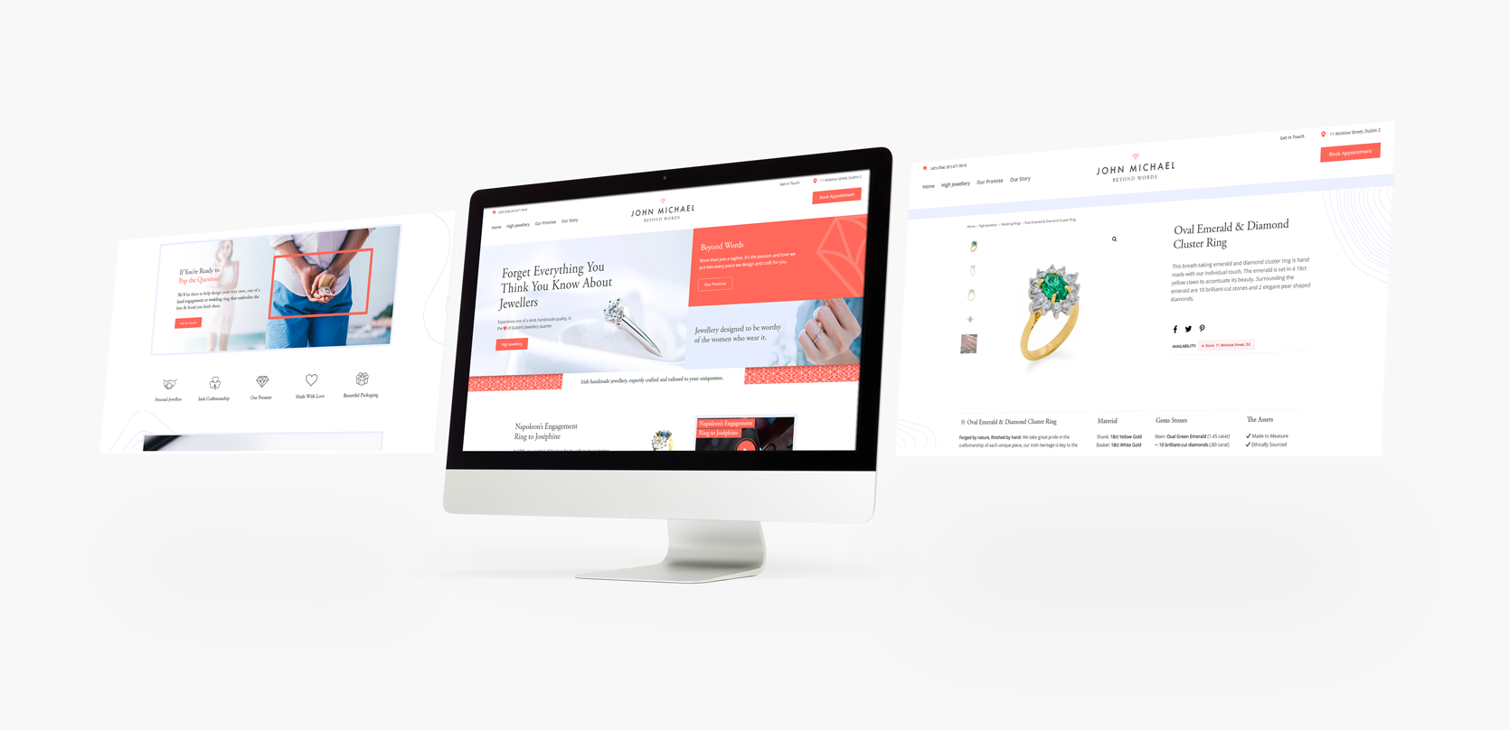 John Michael Jewellers - E-commerce Website Design